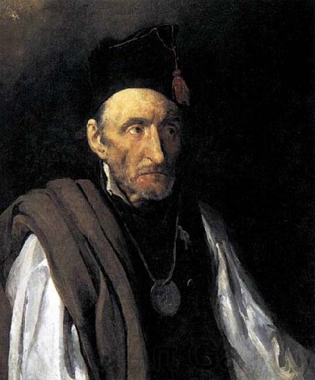 Theodore   Gericault Man with Delusions of Military Command Norge oil painting art
